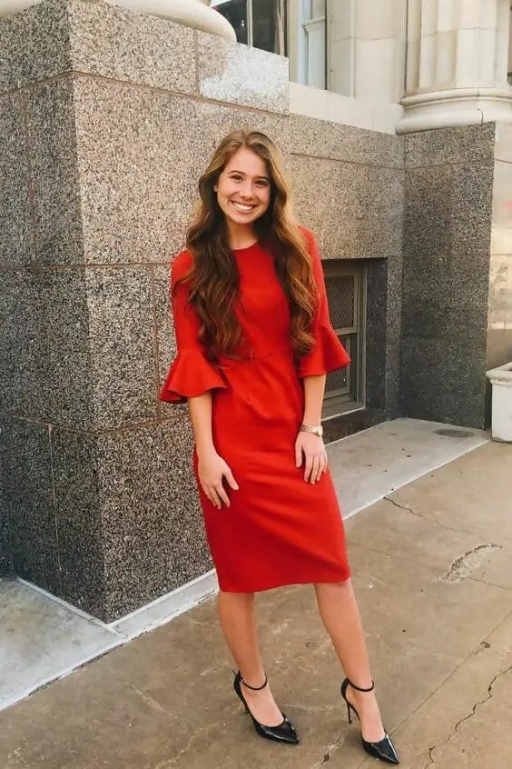 red dress shoes for women