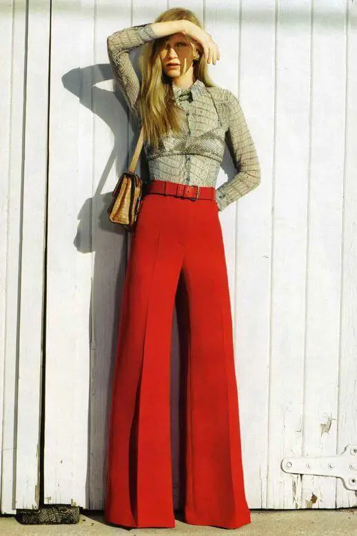 best Hot Red Pants Outfits Ideas