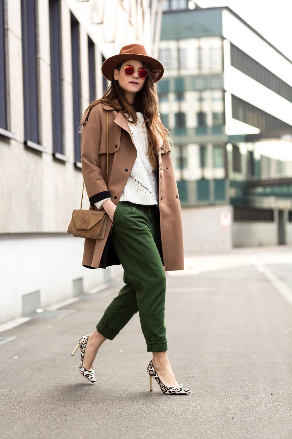 Green Pants outfit