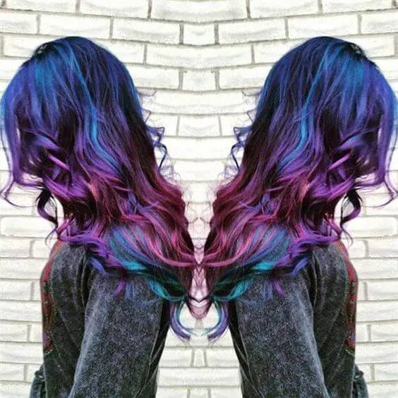 How To Do Galaxy Hair At Home Galaxy Hair Trend Ideas