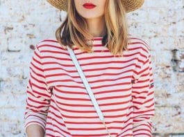 Red and White Striped Shirt
