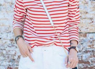 Red and White Striped Shirt