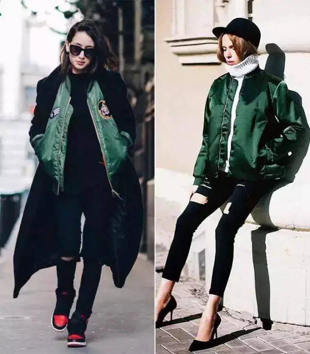 8 Styling Tips to Dress up a Bomber Jacket (9)