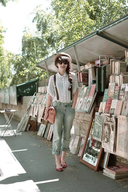 Suspenders with Jeans