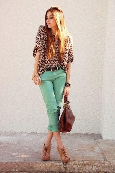 mint green outfit idea