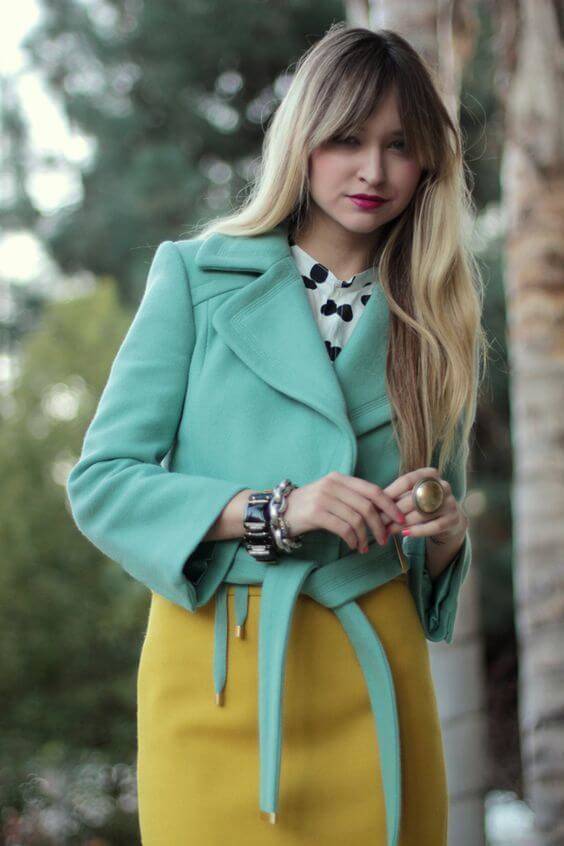 mint green outfit idea