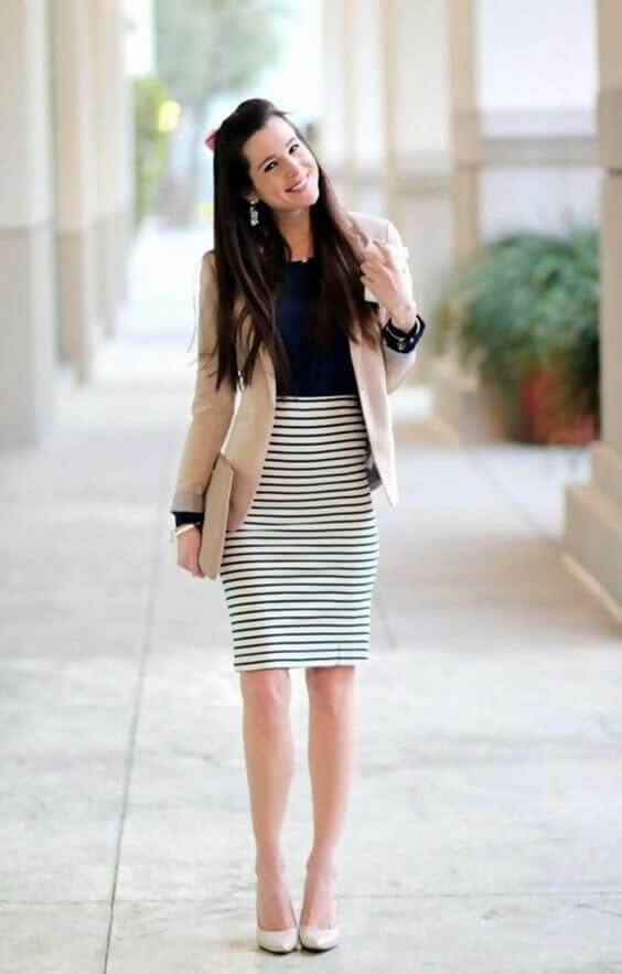 Blazer & skirt