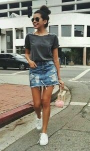 Casual ideas for short skirts