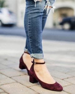 Ankle strap heels