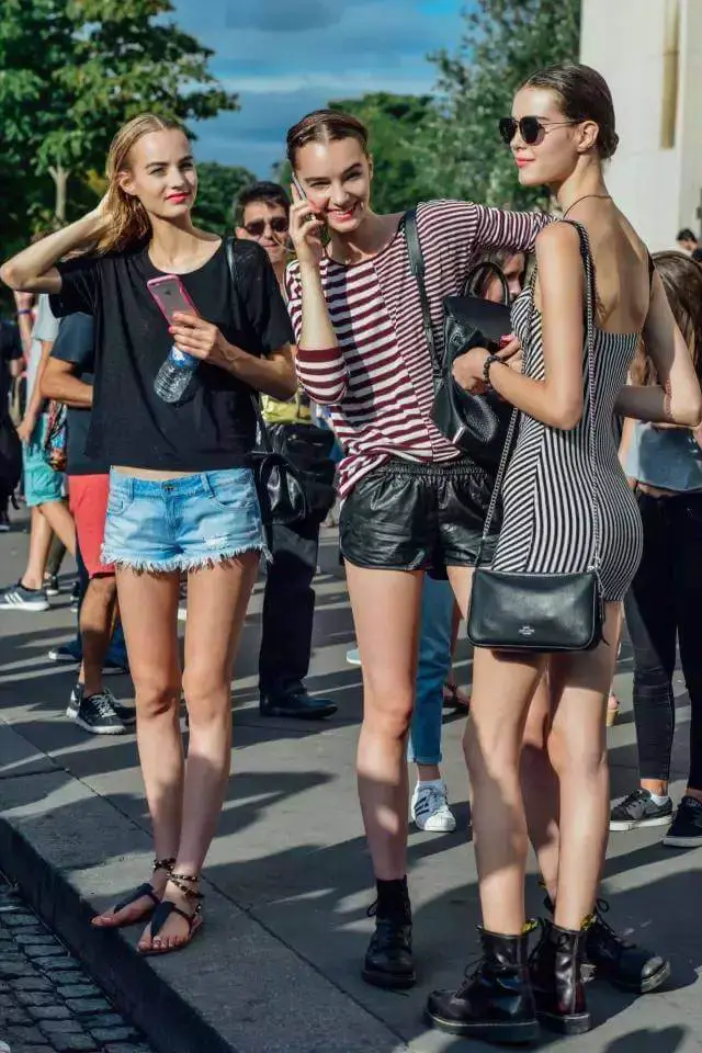 Multicolored Striped Clothing Outfits