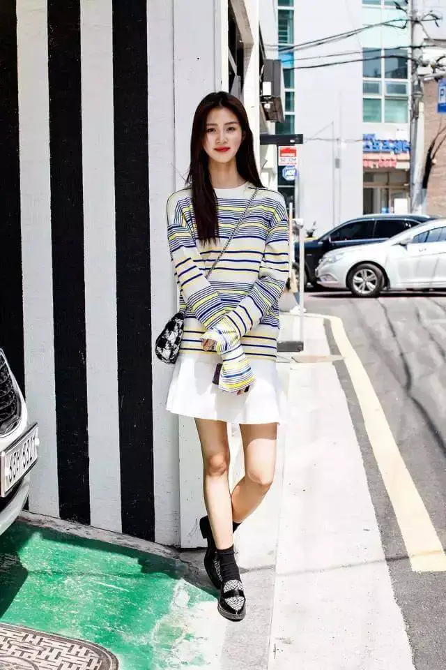 Multicolored Striped Clothing Outfits