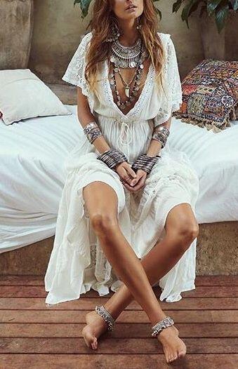 simple bohemian outfit