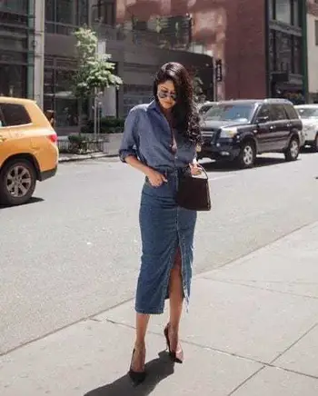 These Denim Skirt Outfits Will Make You Become A Headturner Just The ...
