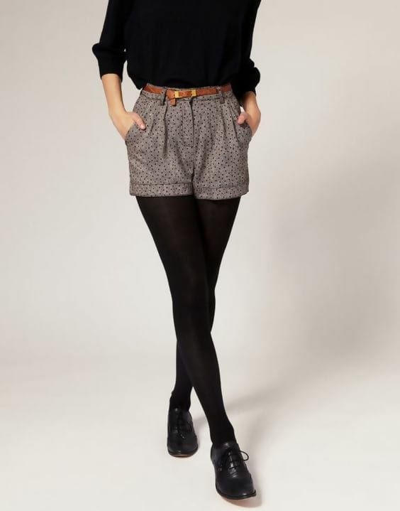 18 Cool Outfit Ideas On How To Wear Shorts In Winter
